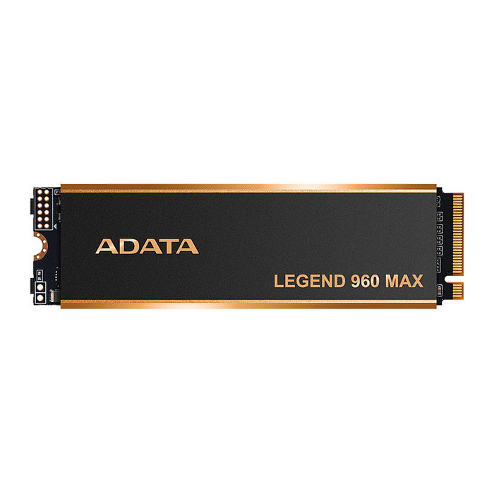 ADATA Legend 960 MAX M.2 NVMe SSD 1TB PCIe 4.0 x4 2280 - Negro/Gris Oscuro/Dorado ADATA Legend 960 MAX M.2 NVMe SSD 1TB PCIe 4.0 x4 2280 - Negro/Gris Oscuro/Dorado