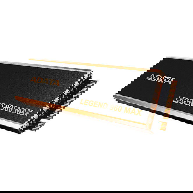 ADATA Legend 960 MAX M.2 NVMe SSD 1TB PCIe 4.0 x4 2280 - Negro/Gris Oscuro/Dorado ADATA Legend 960 MAX M.2 NVMe SSD 1TB PCIe 4.0 x4 2280 - Negro/Gris Oscuro/Dorado