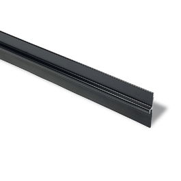 Brinox B82720N Burlete Adhesivo Aluminio y Goma Negro Sobreponer 1000mm