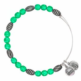 Alex And Ani Pulsera A12EB159RS Verde Metal