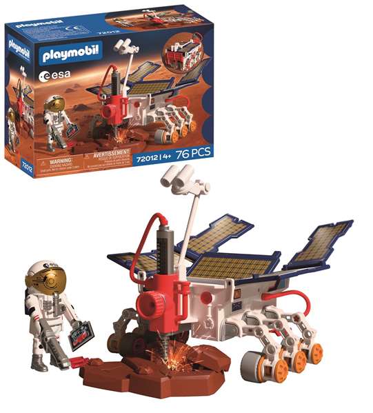 Playmobil City Action Rover Para Marte de la ESA - Juguete Vehículo Explorador Espacial, 4 a 10 años