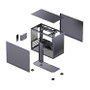 Jonsbo D32 STD Mesh Mini-Gehäuse mATX - negro