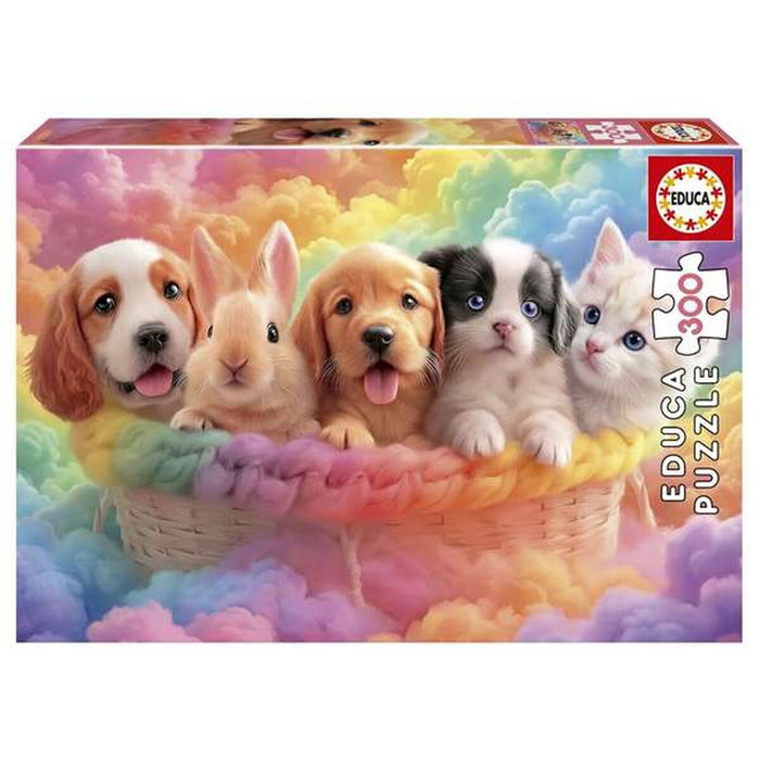 Educa Puzzle Amigos Del Cesto de 300 piezas Educa Puzzle Amigos Del Cesto de 300 piezas