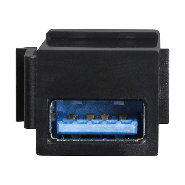 LogiLink Keystone Verbinder USB 3.0-A F/F Negro