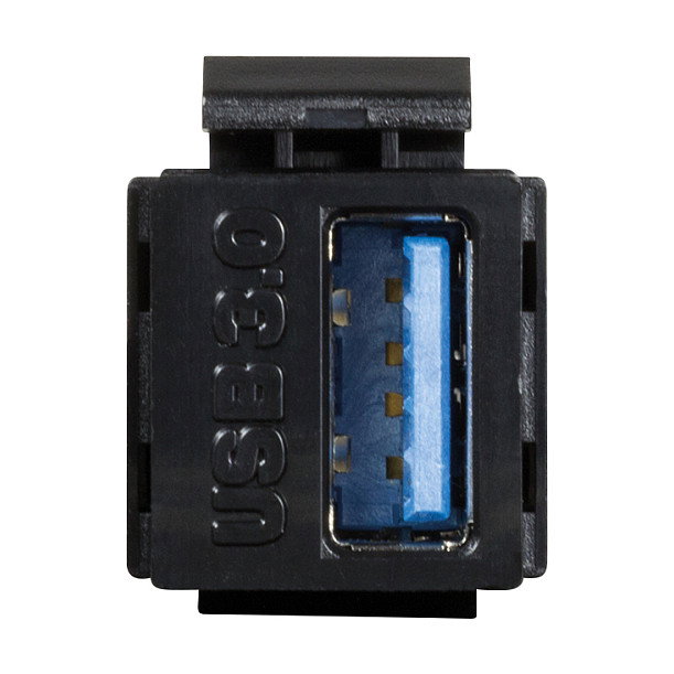 LogiLink Keystone Verbinder USB 3.0-A F/F Negro
