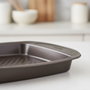 Pyrex® Bandeja para horno Asimetría Sil 33x25 cm Marrón