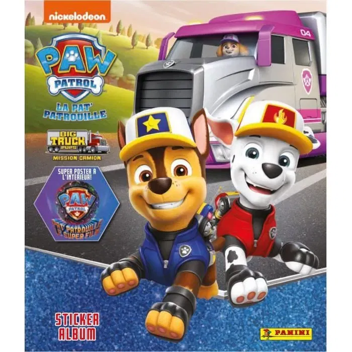 Panini Álbum para tarjetas coleccionables La Patrulla Canina: La Película, con 32 páginas y 1 póster, apto para niños a partir de 3 años