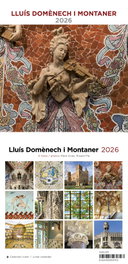 TRIANGLE POSTALS Calendario 2026 ST Lluís Domenech i Montaner 14x15 cm