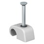 OBO Bettermann 2228734 Haft-Clip para cables 7-12mm Gris claro