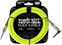 Ernieball Cable de Instrumento Flex Jack-Jack Ss 3 M - Verde para Guitarra y Bajo
