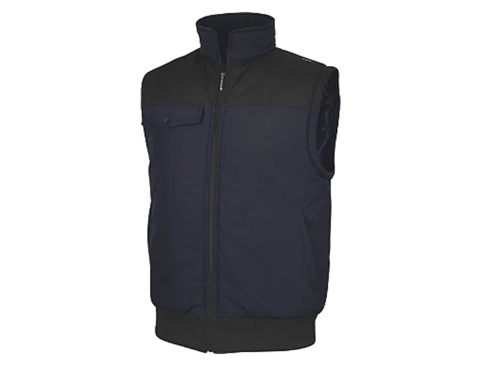 Deltaplus Chaleco Multibolsillos con Cremallera y Mangas Desmontables 80% Poliéster 20% Algodón Talla 3XL EN14058 EN ISO:13688