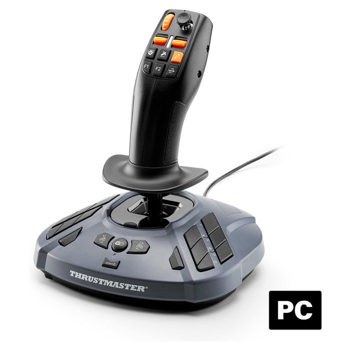 Thrustmaster SimTask FarmStick Joystick Multifuncional Gris