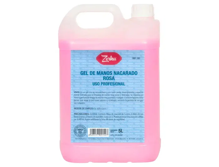 Zorka Eco Rosa Gel de manos garrafa 5 litros Zorka Eco Rosa Gel de manos garrafa 5 litros