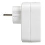 Simon Adaptador Combi 30W, Enchufe con 1 Toma Schuko + 2 Puertos USB-A y USB-C Carga Rápida, 16A 250V, Blanco