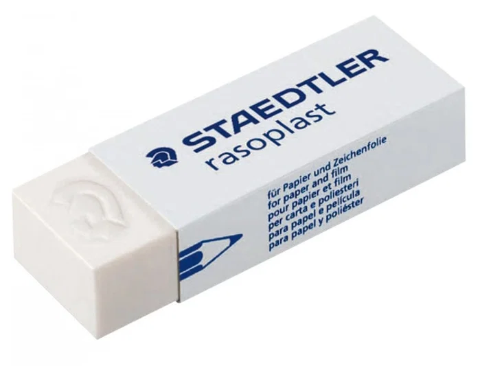 Staedtler Goma de Borrar 526 B40 Plástico Blanca para Lápiz
