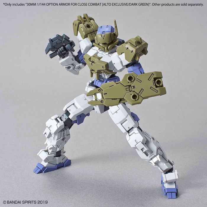 BANDAI HOBBY Set Armadura Opcional 30MM Combate Cuerpo a Cuerpo Verde Oscuro 1/144
