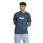 Camiseta de Manga Corta Hombre Adidas IL5408 Azul (M)