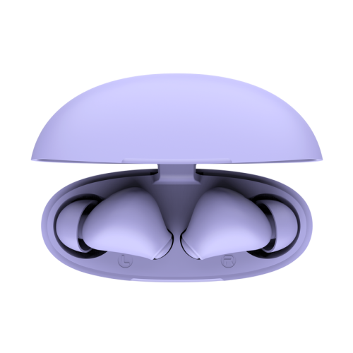 Trust 25297 Auriculares True Wireless Stereo (TWS) Bluetooth USB Tipo C para Llamadas/Música, Color Púrpura