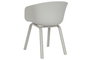 DKD Home Decor Silla PP Metal Gris Claro