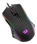 Redragon M910-K RGB Ratón Ergonómico Gaming con Cable USB Negro 4000 DPI 11 Botones Retroiluminación