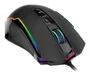 Redragon M910-K RGB Ratón Ergonómico Gaming con Cable USB Negro 4000 DPI 11 Botones Retroiluminación