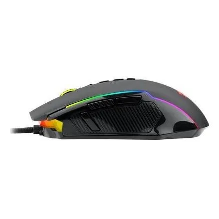 Redragon M910-K RGB Ratón Ergonómico Gaming con Cable USB Negro 4000 DPI 11 Botones Retroiluminación