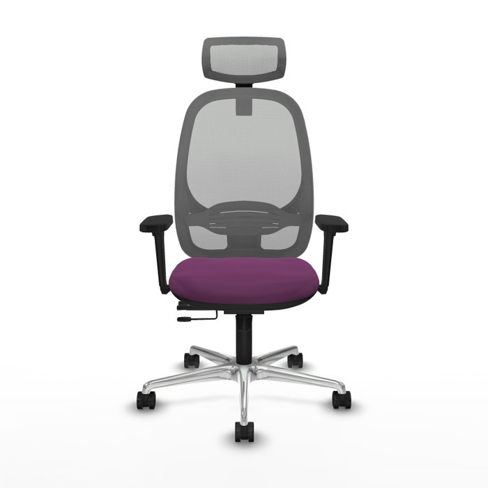 PIQUERAS Y CRESPO Silla de oficina Cilanco Morado y Gris