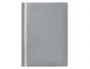 Q-connect Carpeta Dossier Fastener Plástico DIN A4 Gris PVC Transparente Opaca