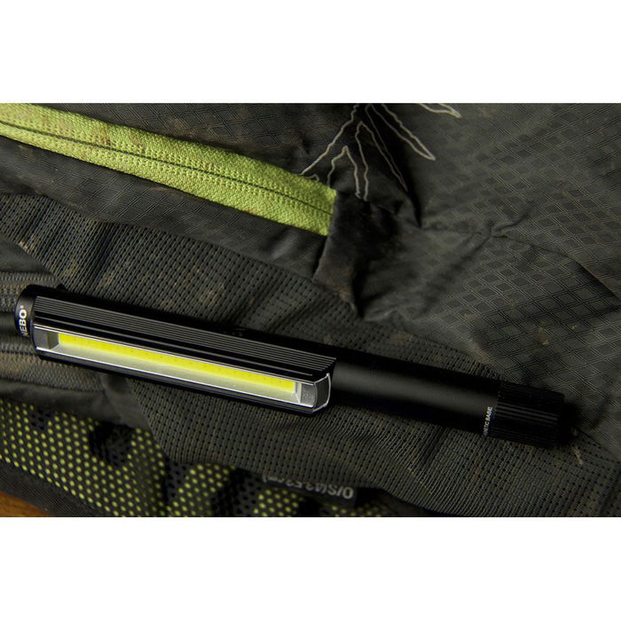 Nebo Linterna Lil Larry Base Magnética Clip LED 250 Lúmenes Aluminio 3 Modos Luz