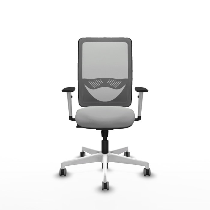 PIQUERAS Y CRESPO Silla de oficina Zulema Gris claro y gris PIQUERAS Y CRESPO Silla de oficina Zulema Gris claro y gris