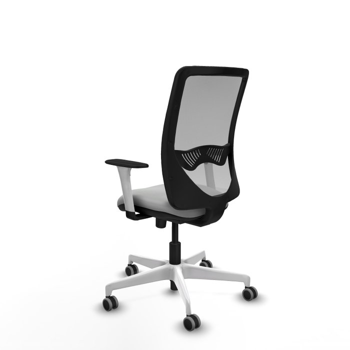 PIQUERAS Y CRESPO Silla de oficina Zulema Gris claro y gris PIQUERAS Y CRESPO Silla de oficina Zulema Gris claro y gris