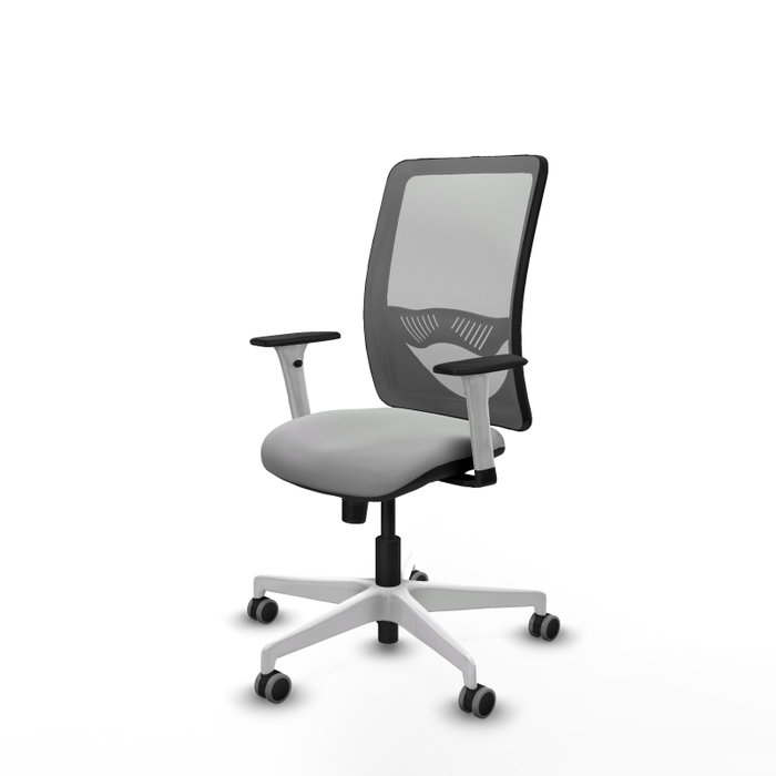 PIQUERAS Y CRESPO Silla de oficina Zulema Gris claro y gris PIQUERAS Y CRESPO Silla de oficina Zulema Gris claro y gris