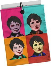 CAMPO DAS REDES Funda acolchada para libros Rosalía Warhol 21x28cm