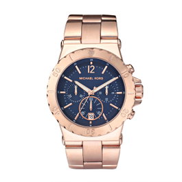Michael Kors MK5410 con esfera azul y correa rosada
