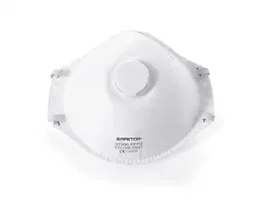 Safetop Mascarilla facial FFP2 NR D preformada con válvula 620x360x505 mm