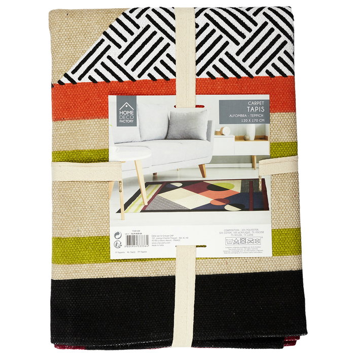Home Deco Factory Alfombra Patchwork 120x170 cm Home Deco Factory Alfombra Patchwork 120x170 cm