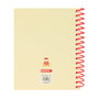 Safta Cuaderno Espiral A6 Osito Beige 120 Hojas