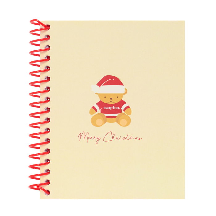 Safta Cuaderno Espiral A6 Osito Beige 120 Hojas Safta Cuaderno Espiral A6 Osito Beige 120 Hojas