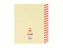 Safta Cuaderno Espiral A6 Osito Beige 120 Hojas