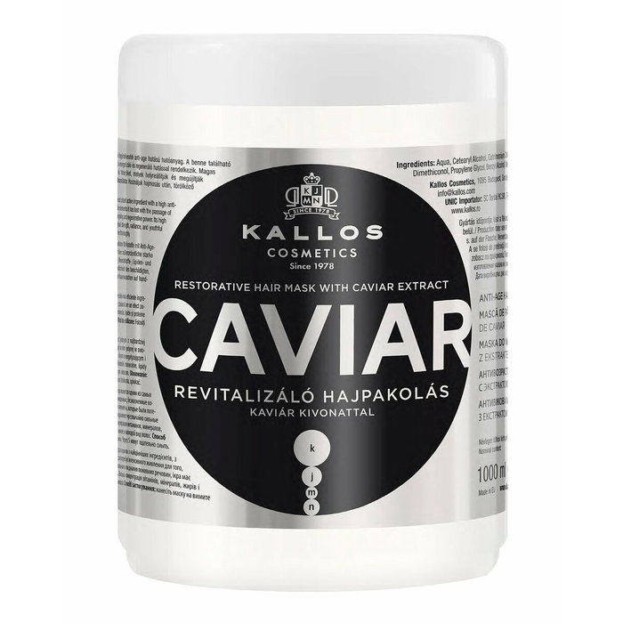 KALLOS Mascarilla Capilar con Caviar 1000 ml KALLOS Mascarilla Capilar con Caviar 1000 ml