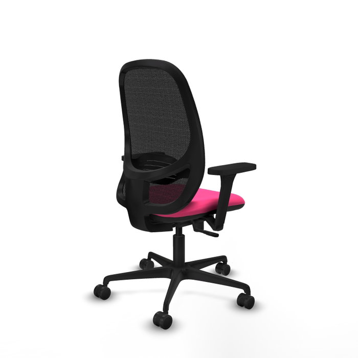 PIQUERAS Y CRESPO Silla de oficina Cilanco Rosa y Negro PIQUERAS Y CRESPO Silla de oficina Cilanco Rosa y Negro