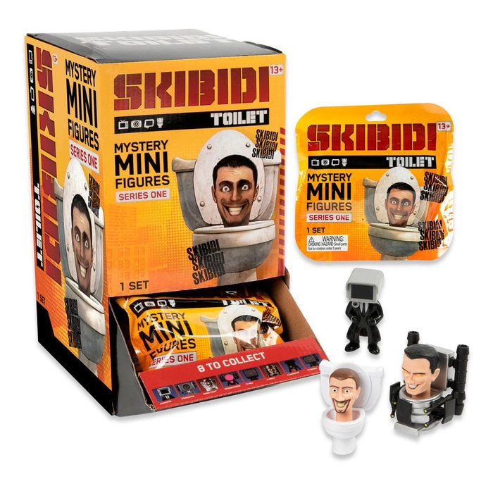 Skibidi Toilet Minifiguras 6 cm Series 1 Expositor (24)