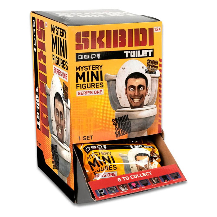 Skibidi Toilet Minifiguras 6 cm Series 1 Expositor (24)