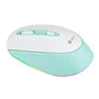 NGS SMOG MINT-RB Ratón Inalámbrico Recargable Verde Menta, 2400 DPI, RGB, Bluetooth y 2,4 GHz, Ambidextro, Clic Silencioso, 3 Botones, Blanco/Menta, con Batería Recargable USB-C
