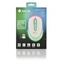 NGS Smog Mint-RB Ratón Inalámbrico Recargable RGB Verde Menta