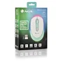 NGS SMOG MINT-RB Ratón Inalámbrico Recargable Verde Menta, 2400 DPI, RGB, Bluetooth y 2,4 GHz, Ambidextro, Clic Silencioso, 3 Botones, Blanco/Menta, con Batería Recargable USB-C