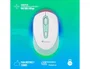 NGS SMOG MINT-RB Ratón Inalámbrico Recargable Verde Menta, 2400 DPI, RGB, Bluetooth y 2,4 GHz, Ambidextro, Clic Silencioso, 3 Botones, Blanco/Menta, con Batería Recargable USB-C