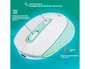 NGS SMOG MINT-RB Ratón Inalámbrico Recargable Verde Menta, 2400 DPI, RGB, Bluetooth y 2,4 GHz, Ambidextro, Clic Silencioso, 3 Botones, Blanco/Menta, con Batería Recargable USB-C