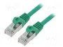 Gembird Cable de red Cat6a S/FTP Verde 1m