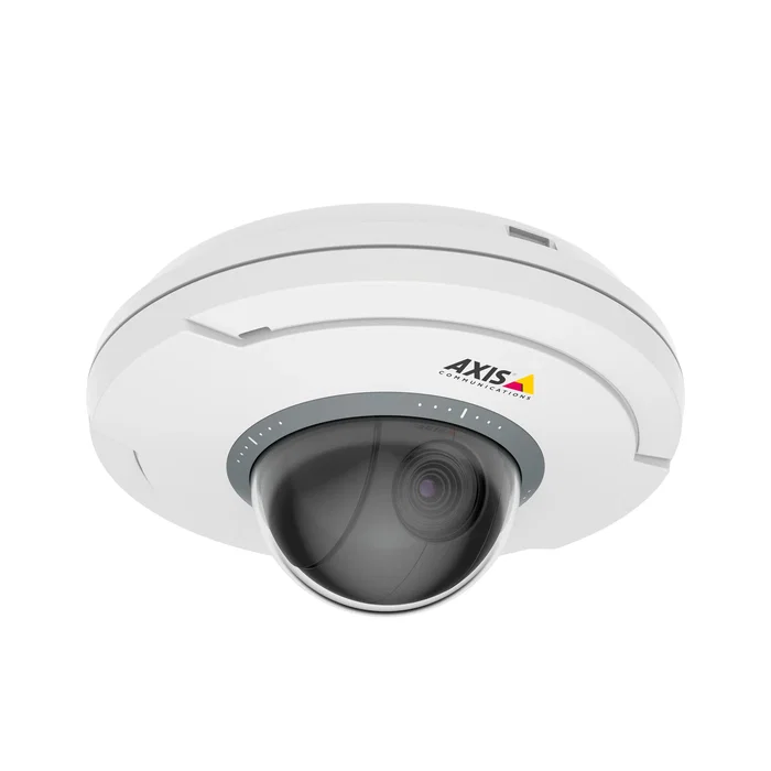 Axis 02345-001 Cámara de Seguridad IP PTZ Domo Interior, HDTV 720p, Zoom Óptico 5x y Digital 12x, Montaje Techo/Pared, Blanco, Micrófono Integrado